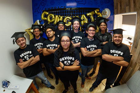 Graduates of our DevOpsCamp on ClickIT